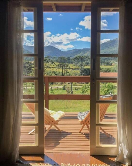 Вилла Cabana Estrela Do Ceu Urubici Mundo Novo  Экстерьер фото